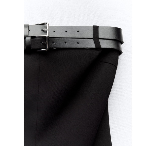 Zara BELTED STRAPLESS JUMPSUIT - Picture 3 of 10